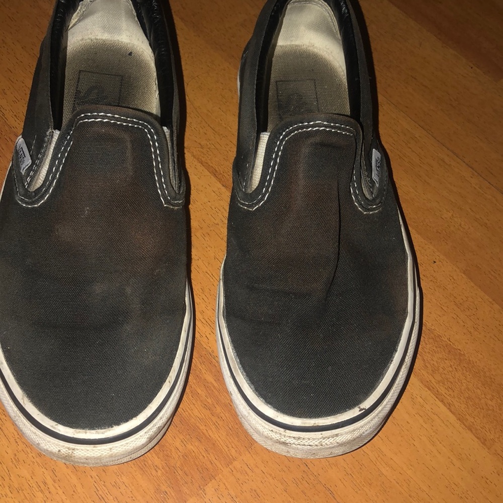 Black Slip On Vans